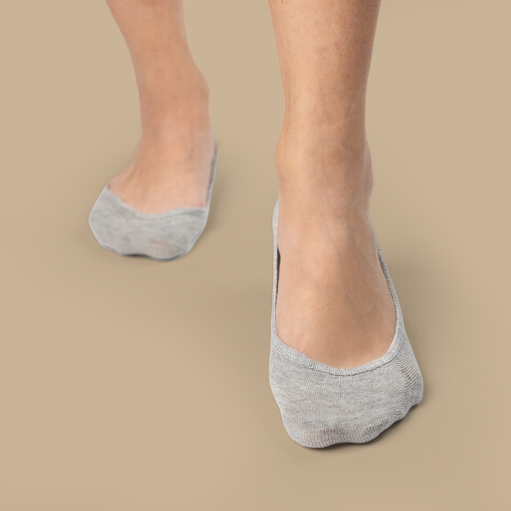 No Show Low Invisible Gray