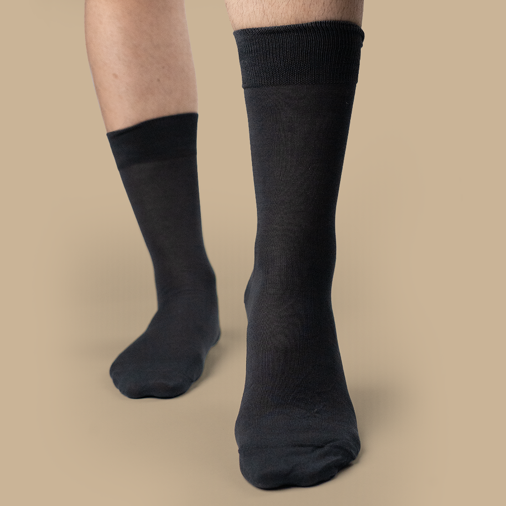 100% Mercerized Cotton Formal Black
