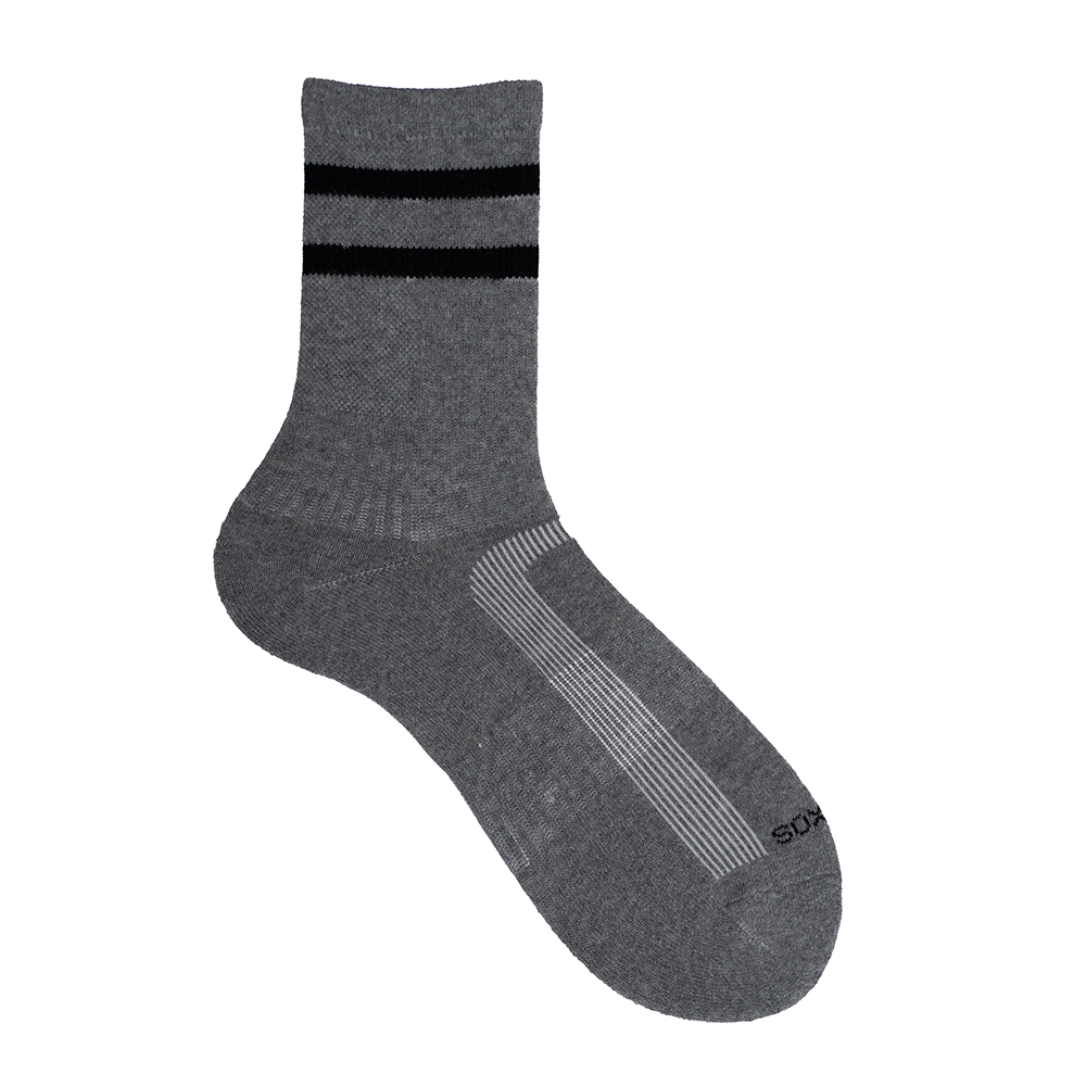 Half Calf Striped Sport Gray