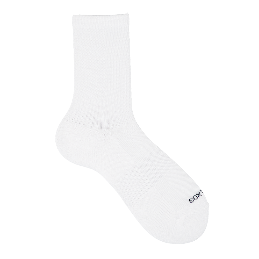 Half Calf Plain Sport White