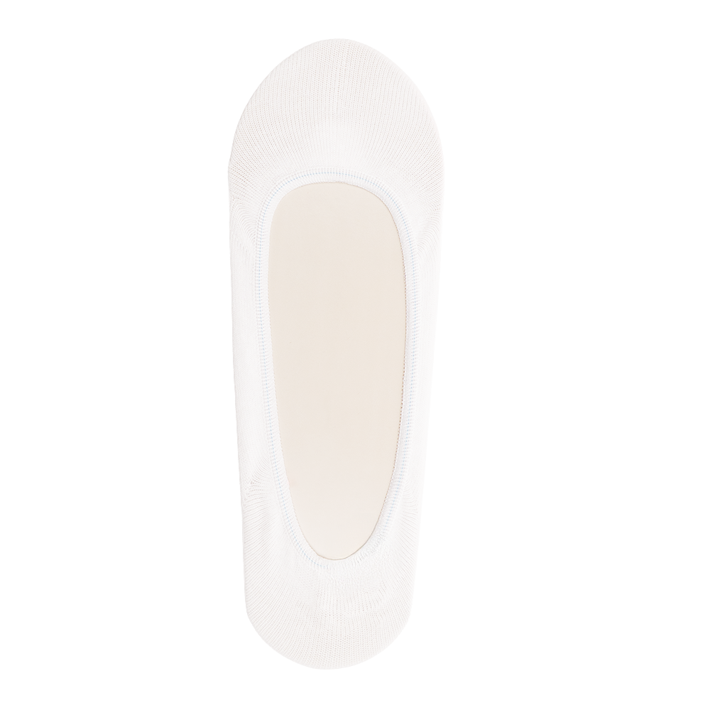 No Show Low Invisible White
