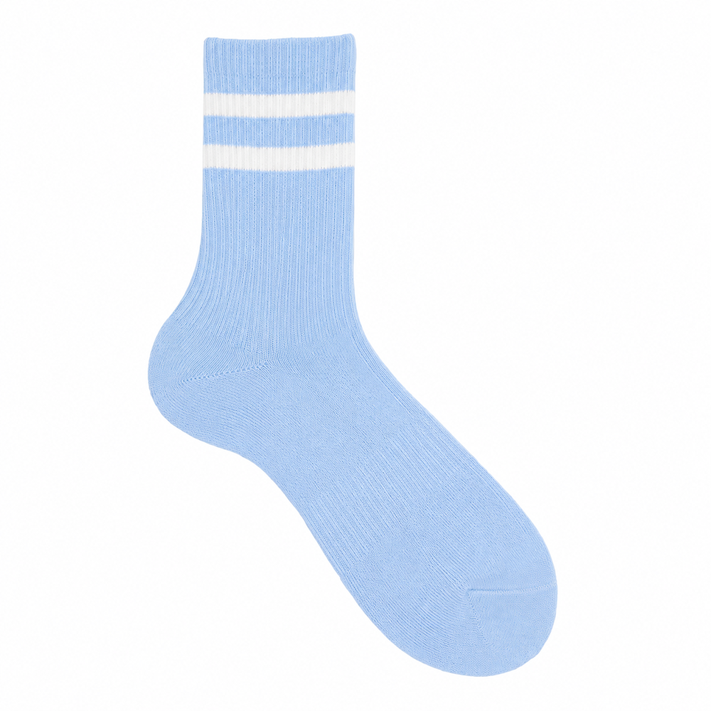 Half Calf Striped Sport Blue