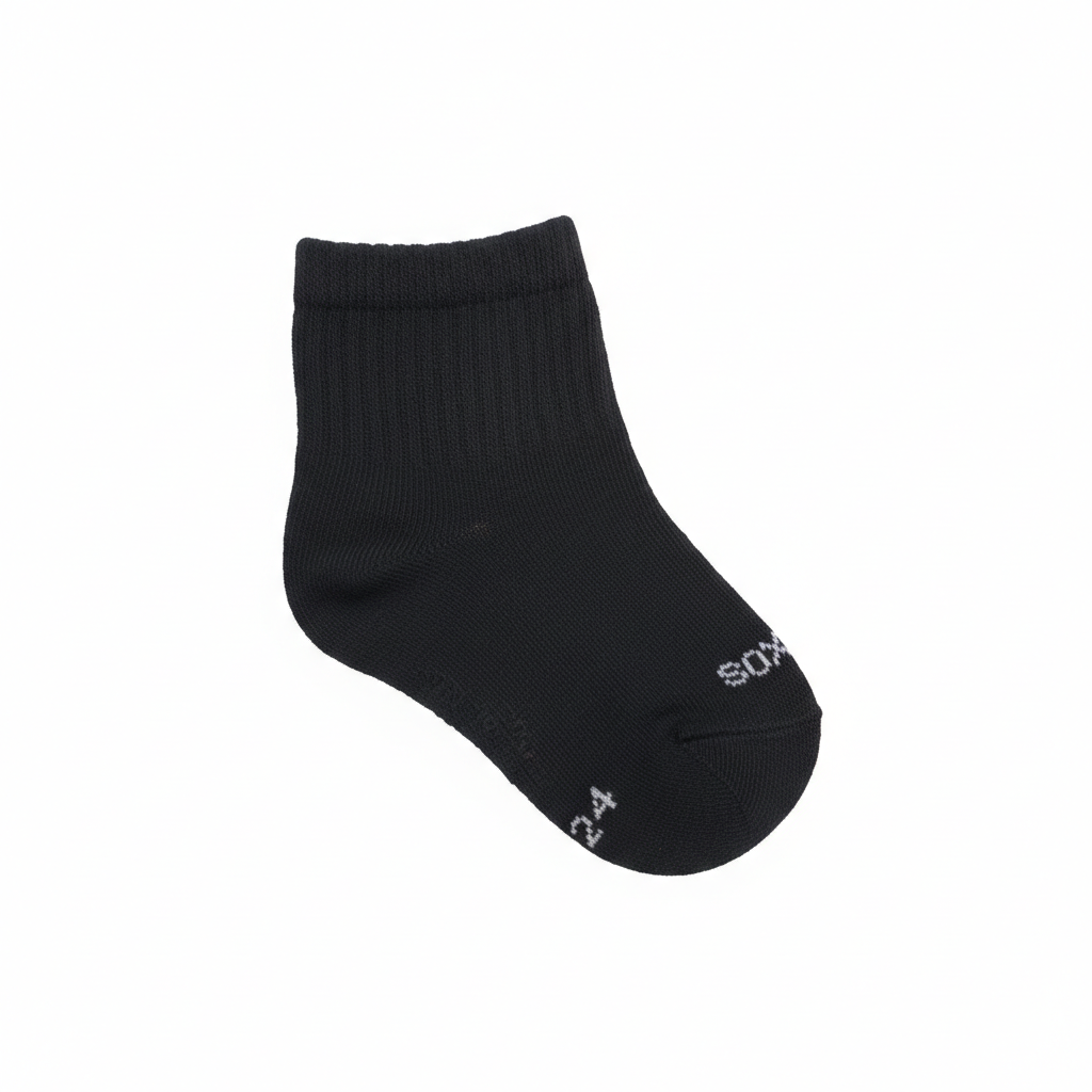 Kids Casual Quarter Black