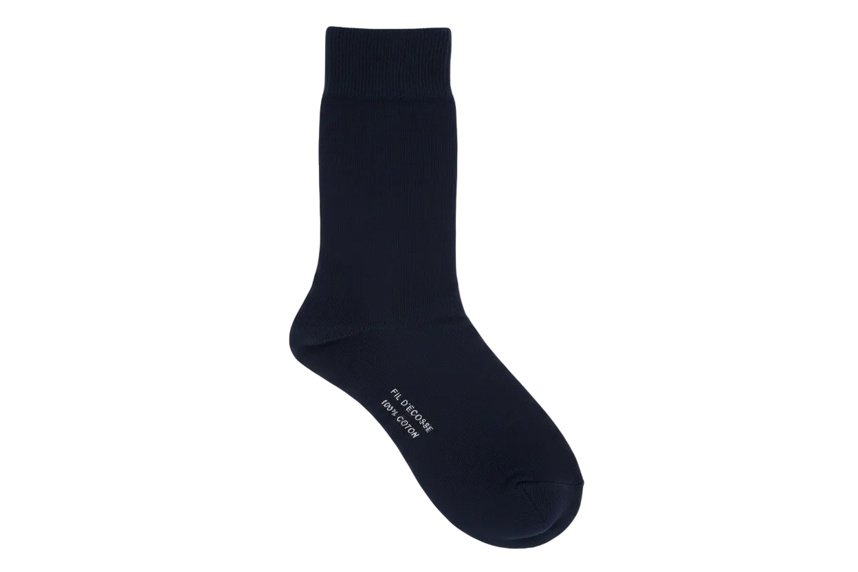 100% Mercerized Cotton Formal Navy
